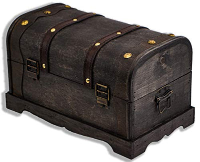 - Pirate Treasure Chest Storage Box - Dallas 153''X87''X11'' - Durable Wood