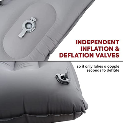 Camping Sleeping Pad Ultra Light Portable Inflating Air Mattress For Outdoor