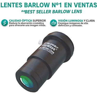 Achromatic 5x Barlow Lens Pro  Skyways  Superior Optical Quality With Fmc