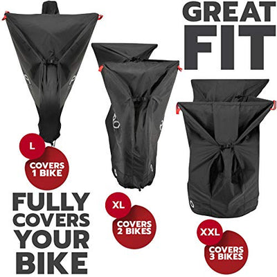 Pro Bike Cover For Outdoor Bicycle Storage - Heavy Duty Ripstop Material, Water