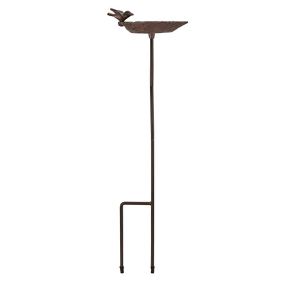 Small Bird Bath With Stand For Garden  Bird Feeder  All Weather Resistant Table