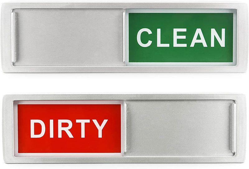 Charles Daily Dish Nanny, Dishwasher Magnet Clean Dirty Sign, Sliding Dishwasher Sign