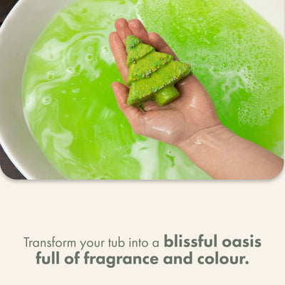 Winter Bath Bombs | Tranquilbeauty Luxury Bath Gift Set For Women | 4X Organic Bath Bomb