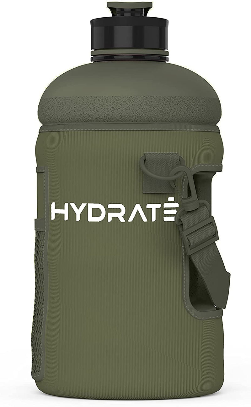 Hydrate Green Camo Carrier Accessory For Xl Jug 2.2 Litre - With Carrying Strap And Phone