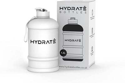 Hydrate Xl Jug 1.3 Litre Water Bottle - Bpa Free, Flip Cap, Ideal For Gym (1.3 Liters)