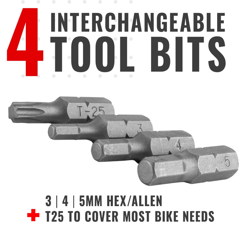 Adjustable Torque Wrench Set - 4, 5, 6 Nm - Shop Quality Bicycle Multitool
