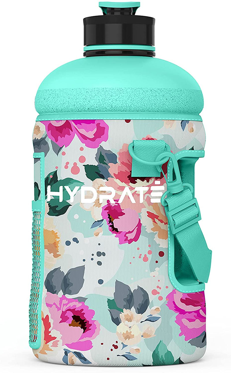 Hydrate Floral Carrier Accessory For Xl Jug 1.3 Litre - With Carrying Strap And Phone