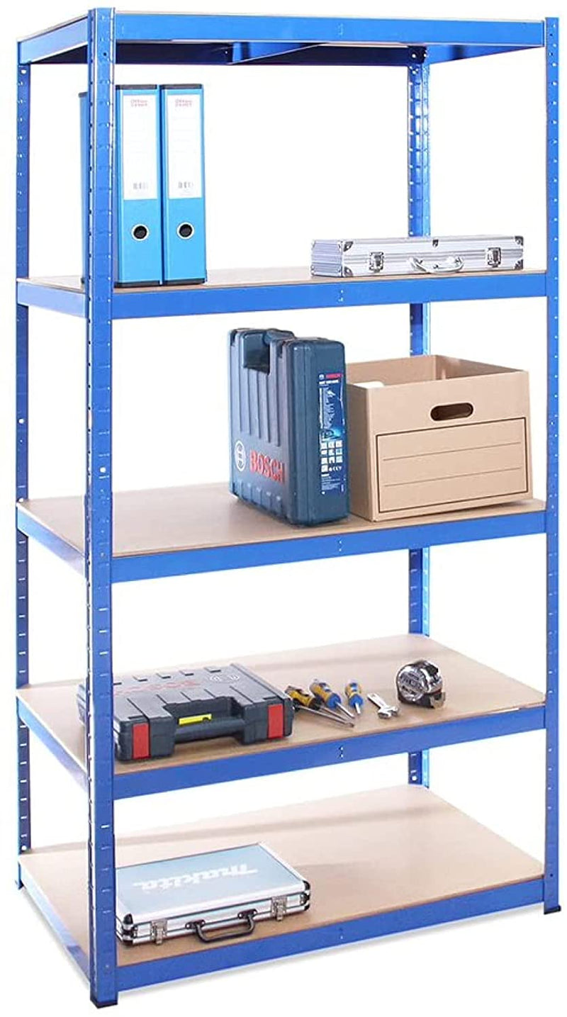Garage Shelving Units: 180Cm X 90Cm X 60Cm | Heavy Duty Racking Shelves For Storage - 1