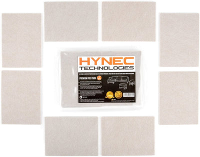 Hynec Premium Furniture Felt Pads (8 Large Pieces) Heavy Duty Self Stick On Cut To Size