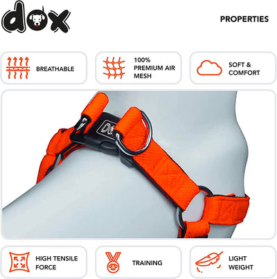 Ddoxx Dog Harness Air Mesh, Step-In, Adjustable, Padded | Many Colors & Sizes | For Small