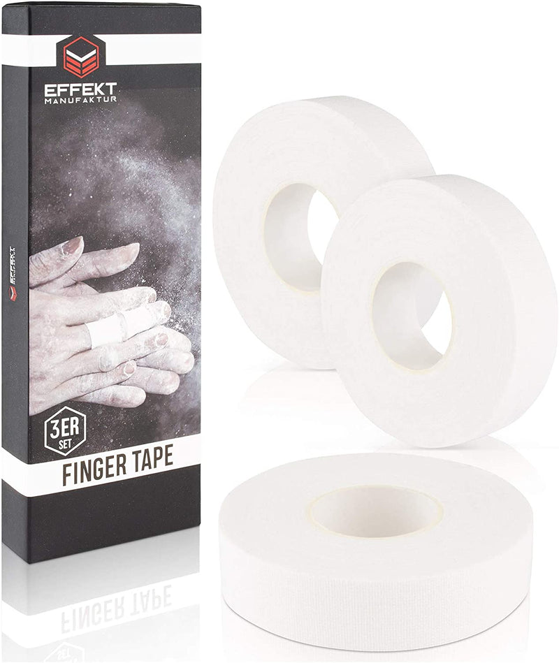 Effekt Manufaktur Pack Of 3 Finger Tape Rolls In White With Extra Strong Adhesive | 1.5 Cm