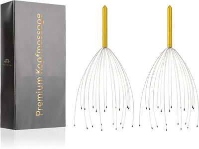 Purava Head Massager Device With Improved Concept Head Claw With 20 Fingers