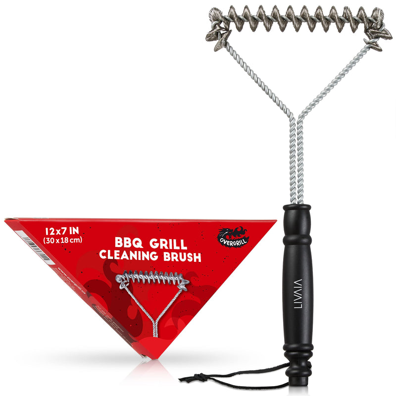 Stainless Steel Grill Brush: Grill Brush For Outdoor Grill  Wire Brush For Grill