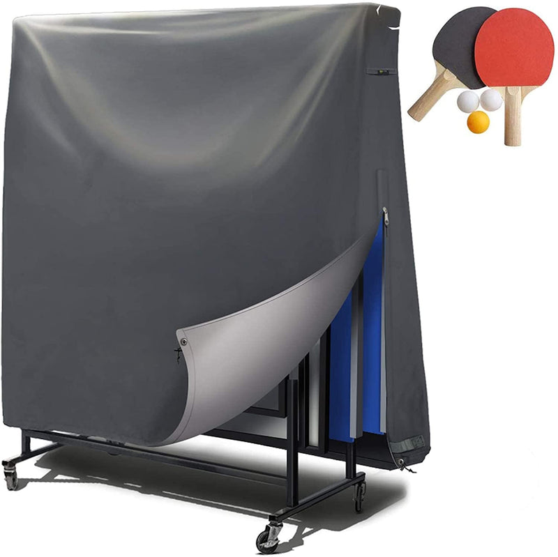 Outdoor Ping Pong Table Cover Pvc Coating / Glued Seams / Ventilation Openings