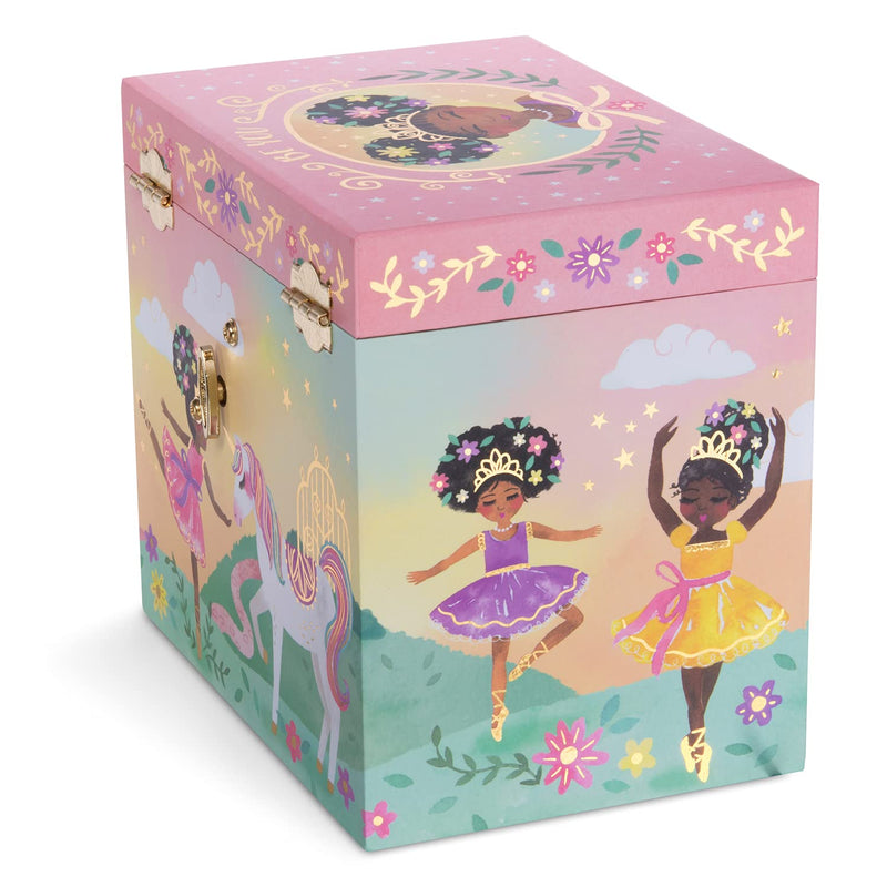 Ballerina Music Box & Little Girls Jewelry Set - 3 Ballerina Gifts For Girls