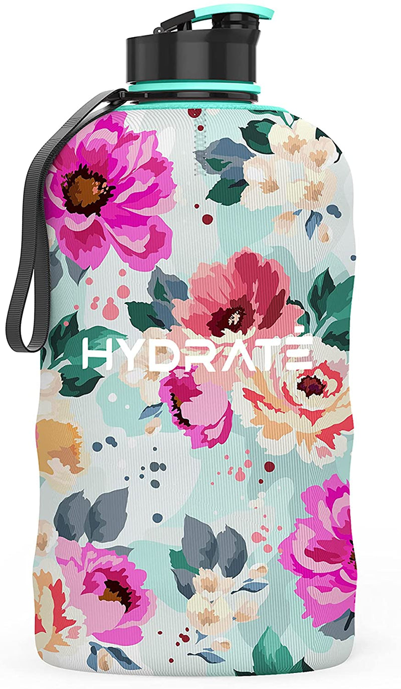 Hydrate Floral Sleeve Accessory For Xl Jug 2.2 Litre - Protective And Insulating Layer