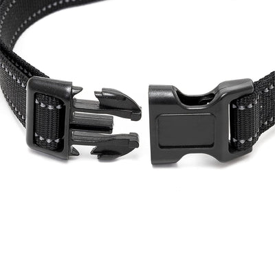 Size-Adjustable Dog Collar- Reflective Nylon Dog Collar For Large Dogs - Neck