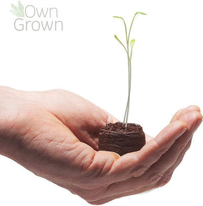 Owngrown Coconut Pellets With Nutrients: 125 Premium Source Tabs Made Of Potting Soil