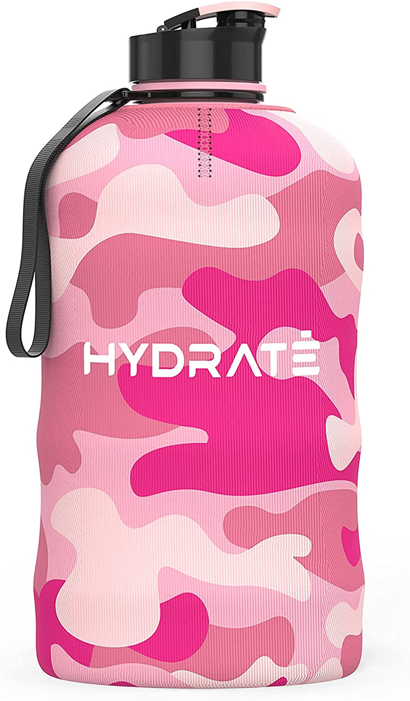 Hydrate Pink Camo Sleeve Accessory For Xl Jug 1.3 Litre - Protective And Insulating Layer