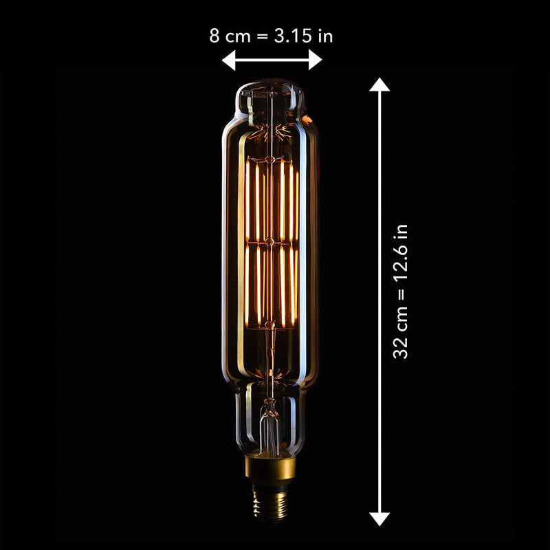 Giant 32Cm Crown Led Edison Bulb | E27 Socket | Dimmable, 6 W, 2200K Warm White, 230 V