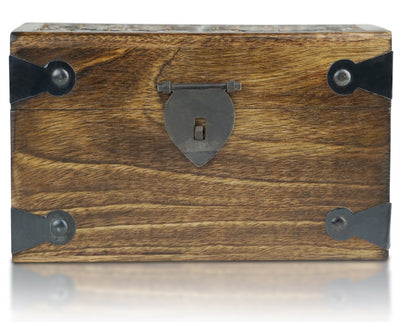 Pirate Treasure Chest By Thunderdogbrownhandmade Vintage Wooden Case With