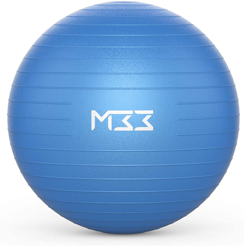 Mode33 Exercise Ball - 55 To 85Cm Extra Thick Anti-Burst Yoga Ball With Hand Pump