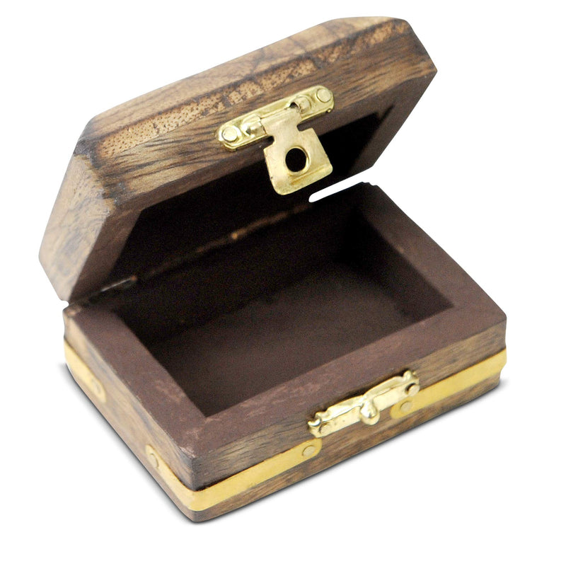 Small Wooden Mini Chest  65x45x35cm  Treasure Chest Booby Chest
