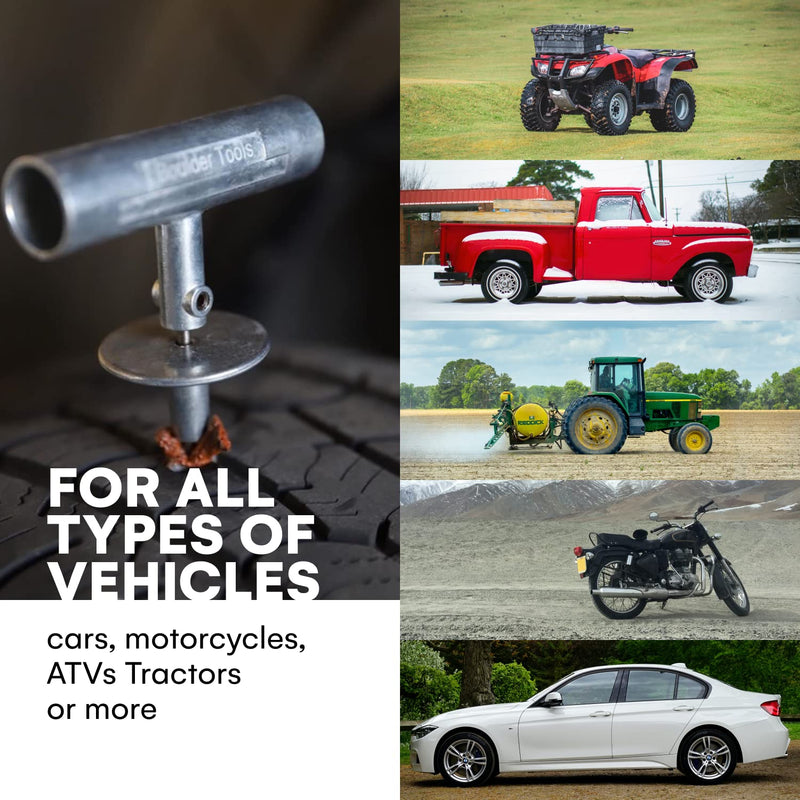 Heavy Duty Tire Repair Kit For Car, Truck, Rv, Suv, Atv, Motorcycle