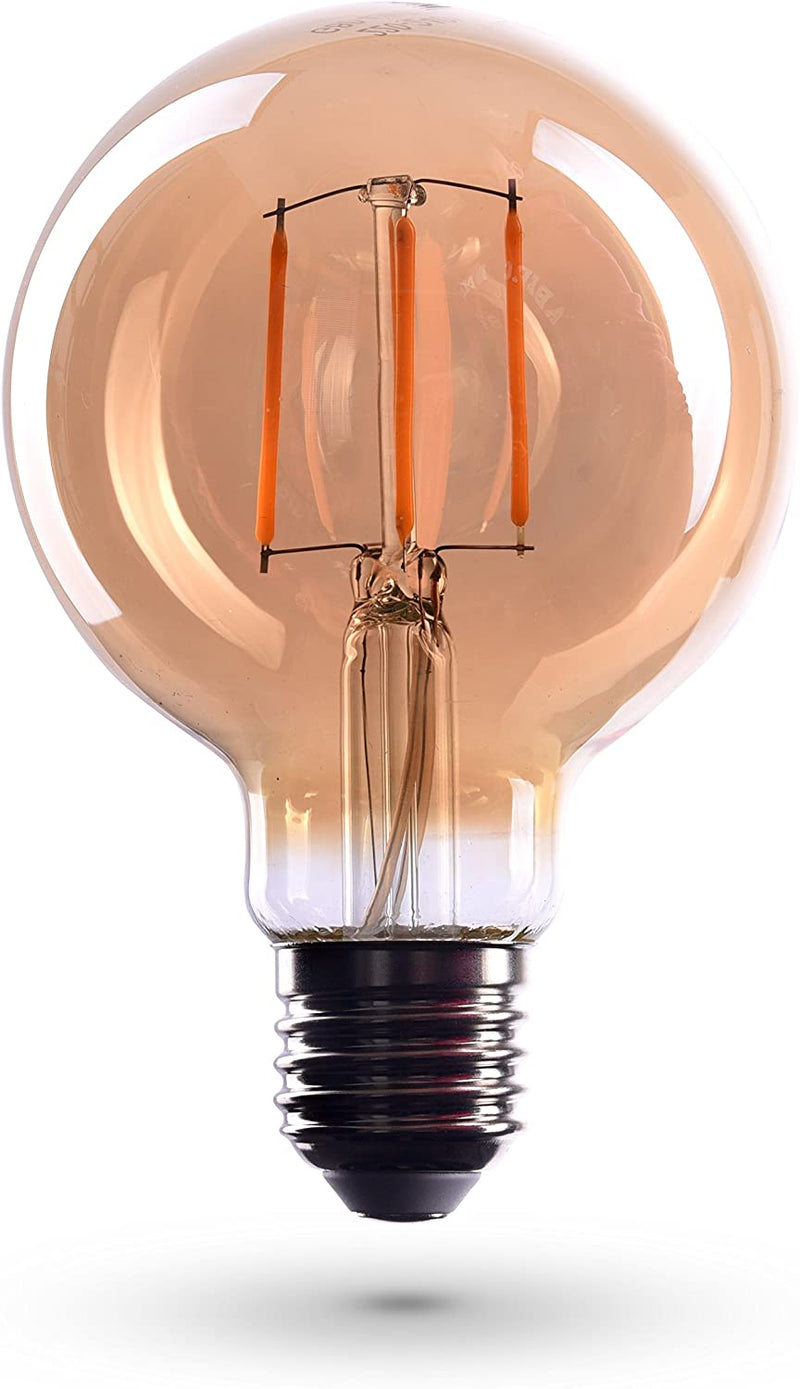 Crown Led Edison Light Bulb E27 Socket | Dimmable, 4 W, 2200 K Warm White, 230 V, El04