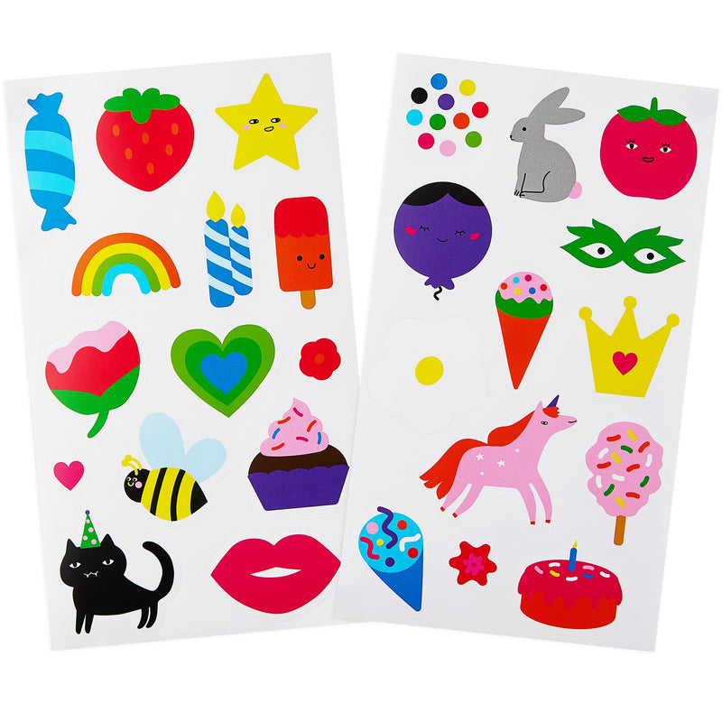 Paper Party Bags 20 Gift Bags For Kids With 25 Stickers  Small Gift Bags