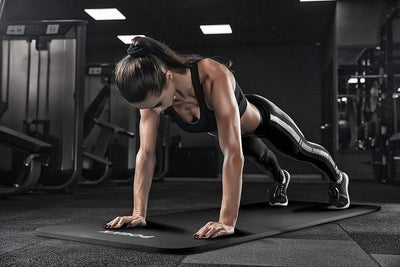 Powrx Gymnastics Mat Set Of 6 Including Carry Strap + Bag + Workout I Training Mat Yoga