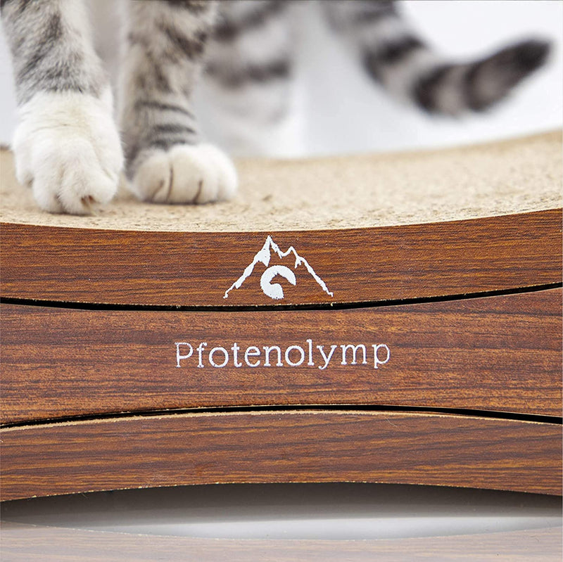 Pfotenolymp Premium Scratching Board/Scratch Lounge For Cats - Scratcher/Cat Scratching