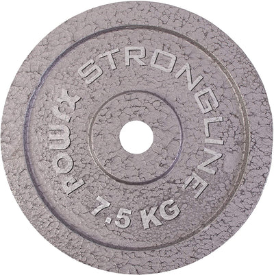 Weight Plates - A Pair Of Cast Iron Weight Discs 30Mm Hole
