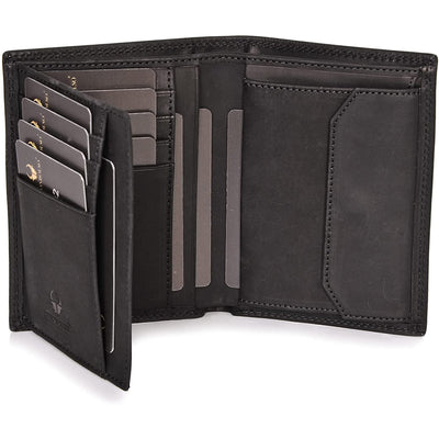 Vienna I Large Leather Wallet For Men With Rfid Protection I Classic Genuine