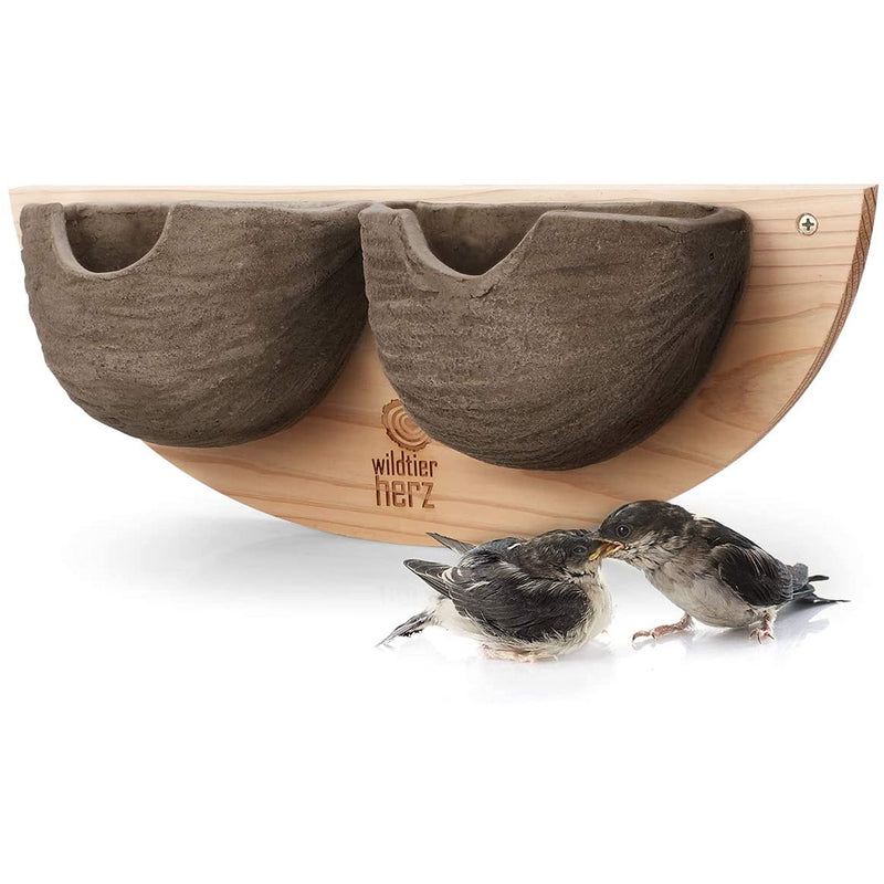 Swallow Nest  2 Nesting Box For Swallows  Bird Box Nest Box Wooden Bird