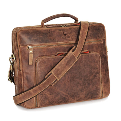 Laptop Bag San Francisco 156 Inch I Handcrafted Leather Shoulder Bag