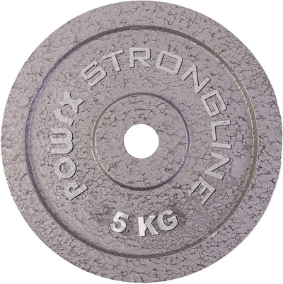 Weight Plates - A Pair Of Cast Iron Weight Discs 30Mm Hole