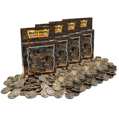 600 Copper Color Coins  Treasure Hunt  Pirate Treasure  Pirate Party