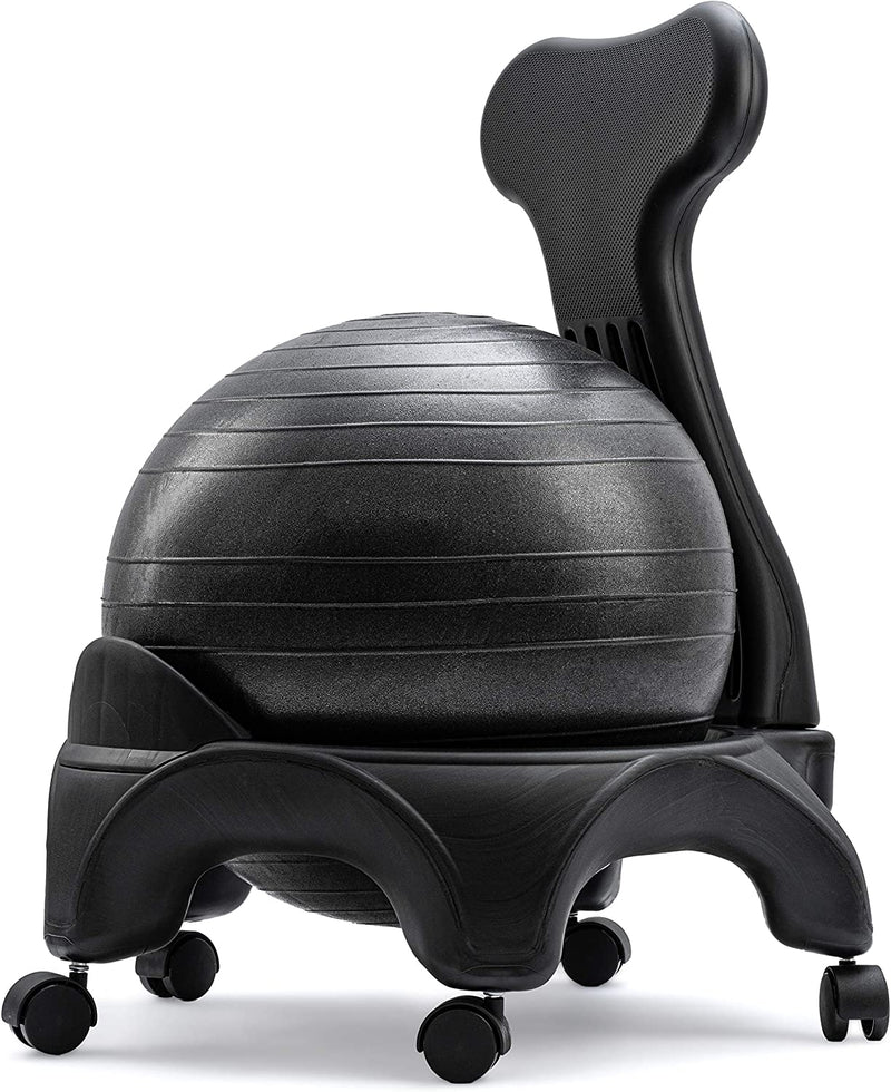Powrx Fitness Ball Chair: Comfortable Office Fitness Ball