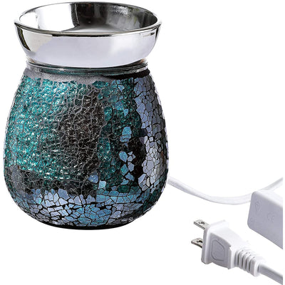 49x57 Inch Mosaic Glass Fragrance Warmer, Electric Wax Warmer, Decorative Lamp