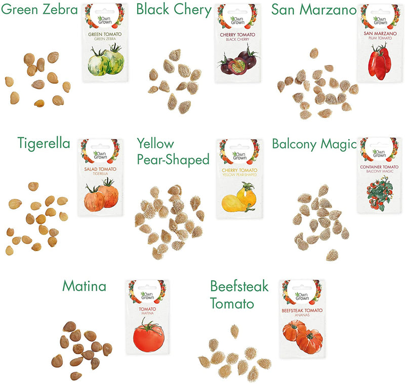 Grow Your Own Tomato Seeds: Premium Tomato Plant Seeds With 8 Varieties -Tomato Seeds